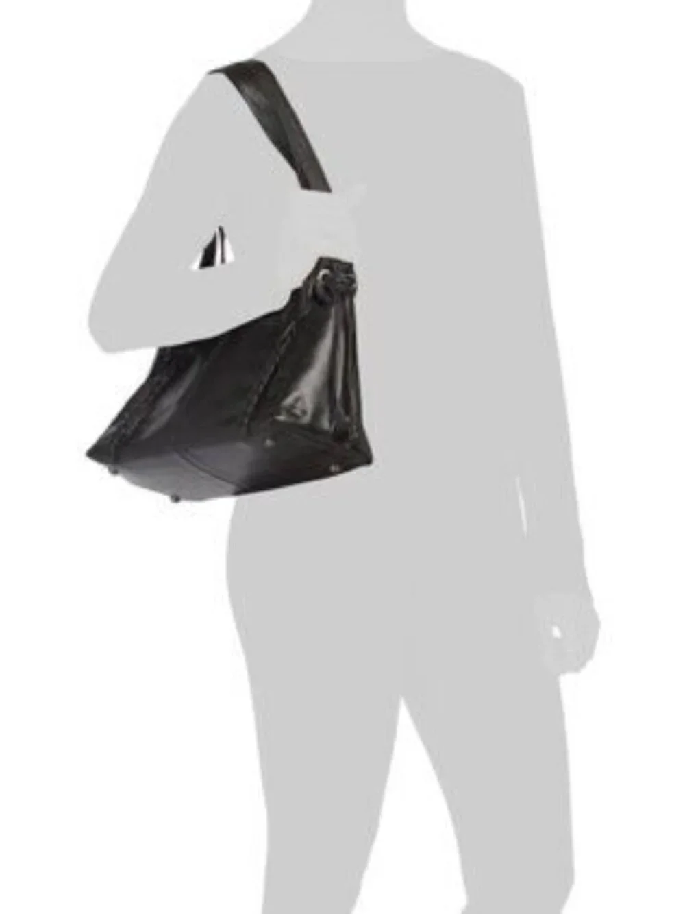 PATRICIA NASH Leather Catalina Large Satchel With Suede Lining